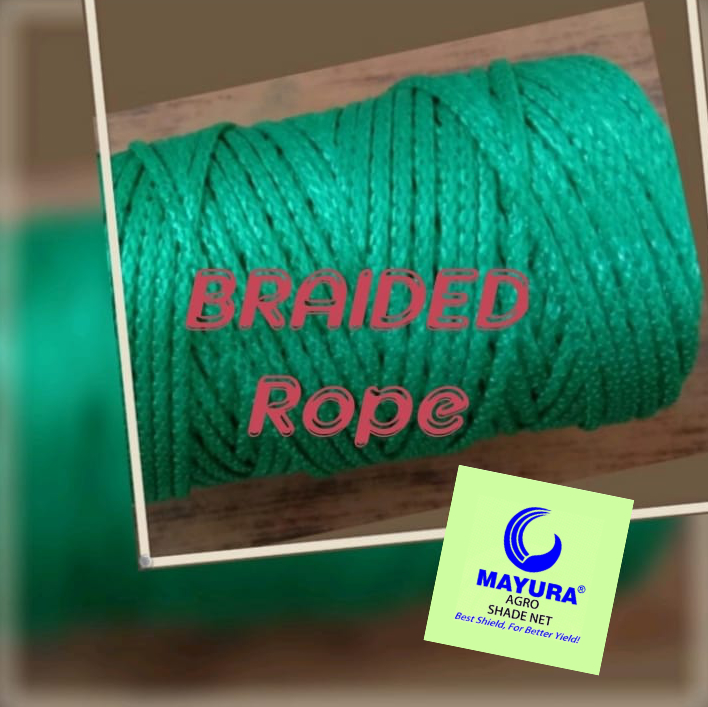 Spool of green Mayura&reg; braided rope used with Mayura&reg; shade nets